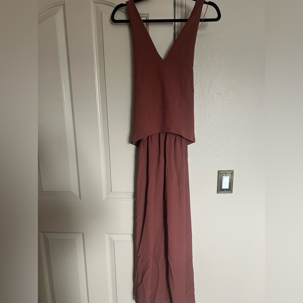 Zara High Low Sleeveless Pink Dress